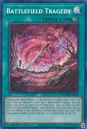 Battlefield Tragedy (BLMR-EN018) - Battles of Legend: Monstrous Revenge 1st Edition - Premium Yugioh Single from Konami - Just $0.25! Shop now at Game Crave Tournament Store
