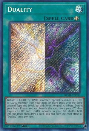 Duality (BLMR-EN036) - Battles of Legend: Monstrous Revenge 1st Edition - Premium Yugioh Single from Konami - Just $5.62! Shop now at Game Crave Tournament Store