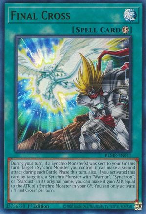 Final Cross (BLMR-EN041) - Battles of Legend: Monstrous Revenge 1st Edition - Premium Yugioh Single from Konami - Just $0.25! Shop now at Game Crave Tournament Store