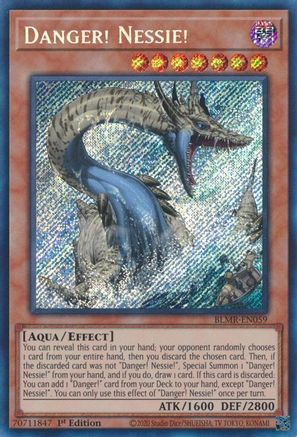 Danger! Nessie! (BLMR-EN059) - Battles of Legend: Monstrous Revenge 1st Edition - Premium Yugioh Single from Konami - Just $0.55! Shop now at Game Crave Tournament Store