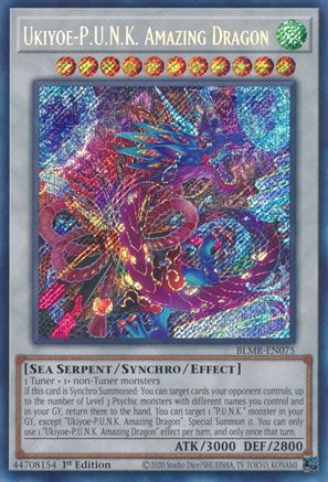 Ukiyoe-P.U.N.K. Amazing Dragon (BLMR-EN075) - Battles of Legend: Monstrous Revenge 1st Edition - Premium Yugioh Single from Konami - Just $0.28! Shop now at Game Crave Tournament Store