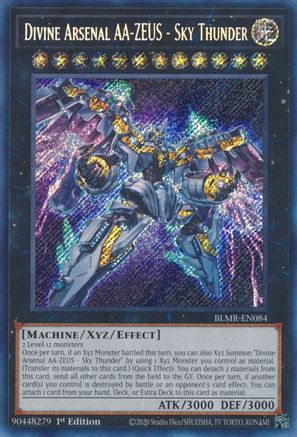 Divine Arsenal AA-ZEUS - Sky Thunder (BLMR-EN084) - Battles of Legend: Monstrous Revenge 1st Edition - Premium Yugioh Single from Konami - Just $8.23! Shop now at Game Crave Tournament Store