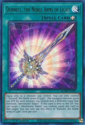 Dunnell, the Noble Arms of Light (BLMR-EN094) - Battles of Legend: Monstrous Revenge 1st Edition - Premium Yugioh Single from Konami - Just $0.25! Shop now at Game Crave Tournament Store