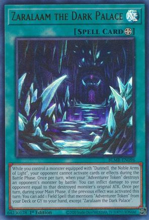Zaralaam the Dark Palace (BLMR-EN096) - Battles of Legend: Monstrous Revenge 1st Edition - Premium Yugioh Single from Konami - Just $0.25! Shop now at Game Crave Tournament Store