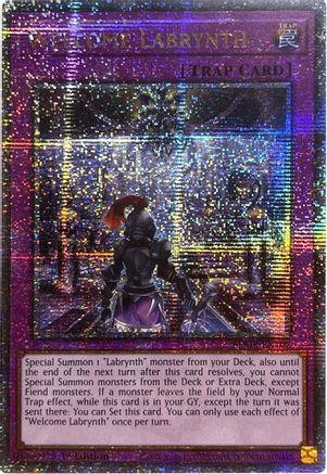 Welcome Labrynth (Quarter Century Secret Rare) (BLMR-EN102) - Battles of Legend: Monstrous Revenge 1st Edition - Premium Yugioh Single from Konami - Just $115.42! Shop now at Game Crave Tournament Store