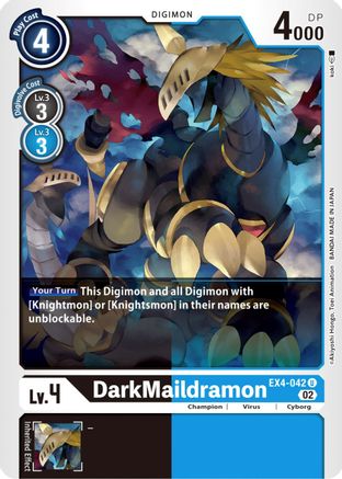 DarkMaildramon (EX4-042) - Alternative Being Booster - Premium Digimon Single from Bandai - Just $0.25! Shop now at Game Crave Tournament Store