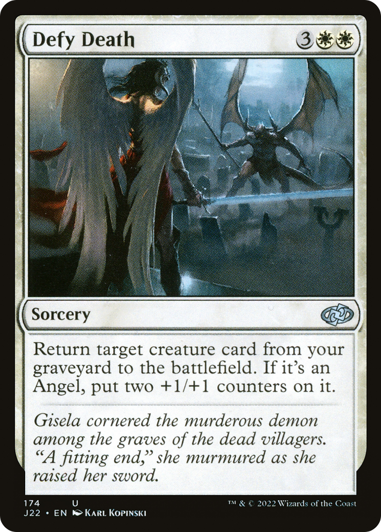 Defy Death (J22-174) - Jumpstart 2022 - Premium MTG Single from Wizards of the Coast - Just $0.25! Shop now at Game Crave Tournament Store