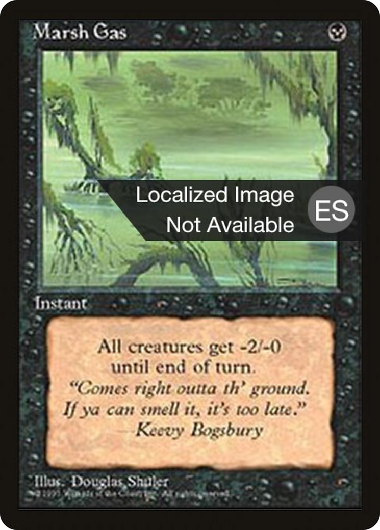 Marsh Gas (4BB-146) - Fourth Edition Foreign Black Border - Premium MTG Single from Wizards of the Coast - Just $0.12! Shop now at Game Crave Tournament Store