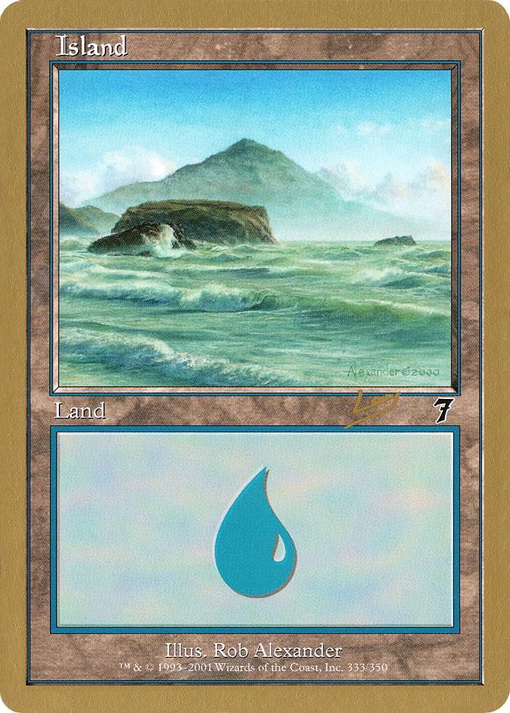 Island (WC02-RL333) - World Championship Decks 2002 - Premium MTG Single from Wizards of the Coast - Just $0.60! Shop now at Game Crave Tournament Store