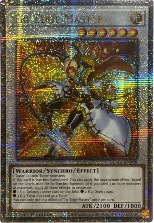 Tri-Edge Master (Quarter Century Secret Rare) (BLMR-EN008) - Battles of Legend: Monstrous Revenge 1st Edition - Premium Yugioh Single from Konami - Just $12.46! Shop now at Game Crave Tournament Store