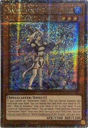 Water Enchantress of the Temple (Quarter Century Secret Rare) (BLMR-EN065) - Battles of Legend: Monstrous Revenge 1st Edition - Premium Yugioh Single from Konami - Just $24.71! Shop now at Game Crave Tournament Store