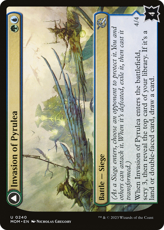 Invasion of Pyrulea // Gargantuan Slabhorn (MOM-240) - March of the Machine Foil - Premium MTG Single from Wizards of the Coast - Just $0.08! Shop now at Game Crave Tournament Store