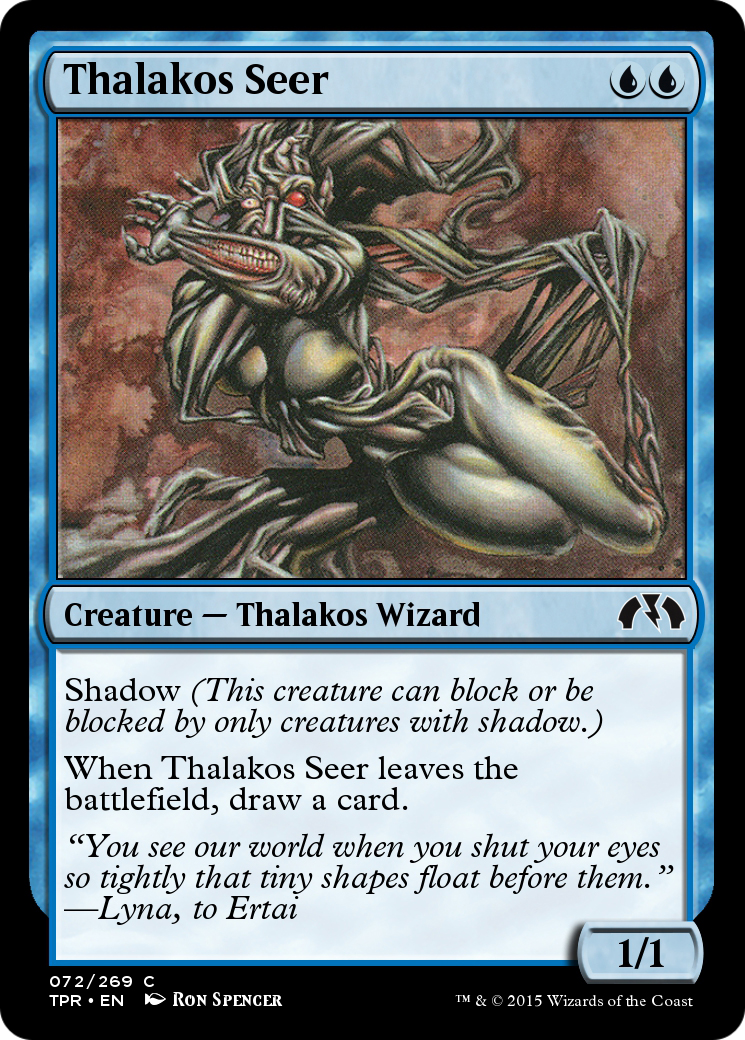 Thalakos Seer (TPR-072) - Tempest Remastered - Premium MTG Single from Wizards of the Coast - Just $0! Shop now at Game Crave Tournament Store