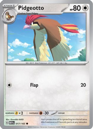 Pidgeotto 17 - SV Scarlet and Violet 151 - Premium Pokemon Single from Nintendo - Just $0.25! Shop now at Game Crave Tournament Store