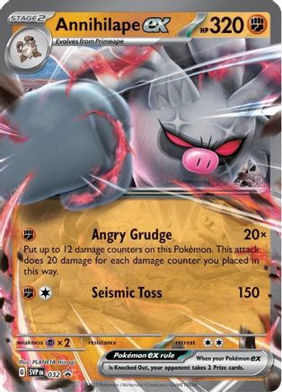 Annihilape ex - 032 32 - SV Scarlet & Violet Promo Cards Holofoil - Premium Pokemon Single from Nintendo - Just $0.15! Shop now at Game Crave Tournament Store