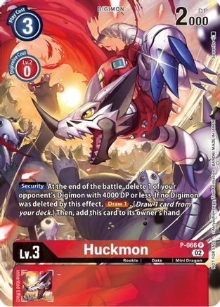 Huckmon - P-066 (Official Tournament Pack Vol.10) (P-066) - Digimon Promotion Cards Foil - Premium Digimon Single from Bandai - Just $0.08! Shop now at Game Crave Tournament Store