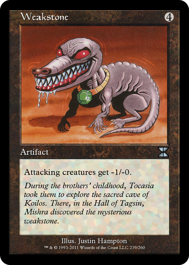Weakstone (ME4-239) - Masters Edition IV - Premium MTG Single from Wizards of the Coast - Just $0! Shop now at Game Crave Tournament Store