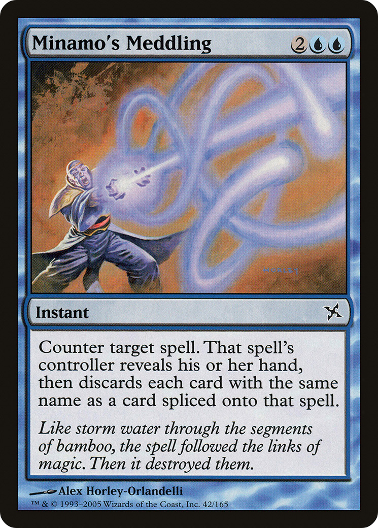 Minamo's Meddling (BOK-042) - Betrayers of Kamigawa - Premium MTG Single from Wizards of the Coast - Just $0.08! Shop now at Game Crave Tournament Store