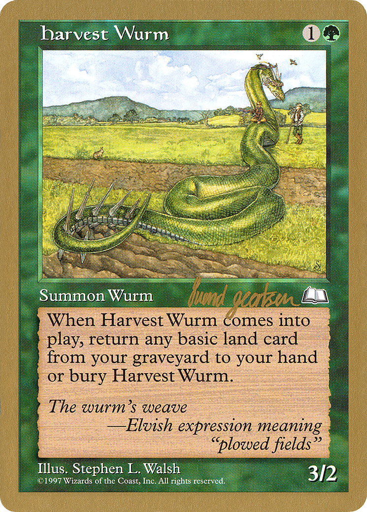 Harvest Wurm (WC97-SG130) - World Championship Decks 1997 - Premium MTG Single from Wizards of the Coast - Just $0.08! Shop now at Game Crave Tournament Store