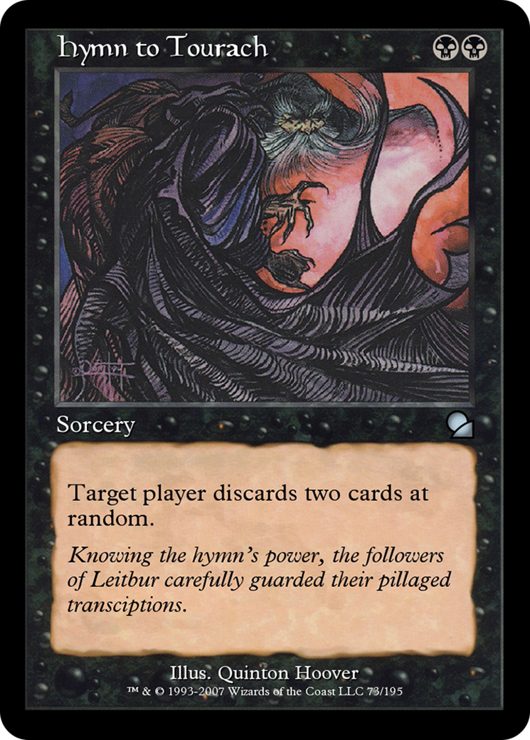 Hymn to Tourach (ME1-073) - Masters Edition Foil - Premium MTG Single from Wizards of the Coast - Just $0! Shop now at Game Crave Tournament Store