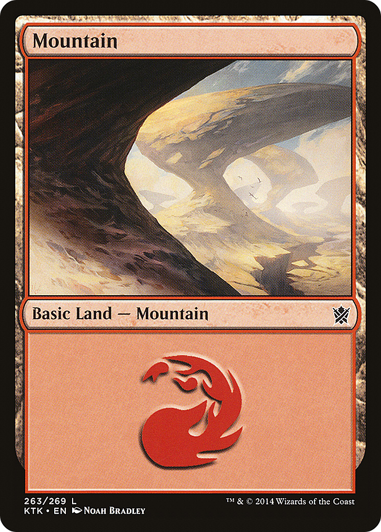 Mountain (KTK-263) - Khans of Tarkir Foil - Premium MTG Single from Wizards of the Coast - Just $0.08! Shop now at Game Crave Tournament Store