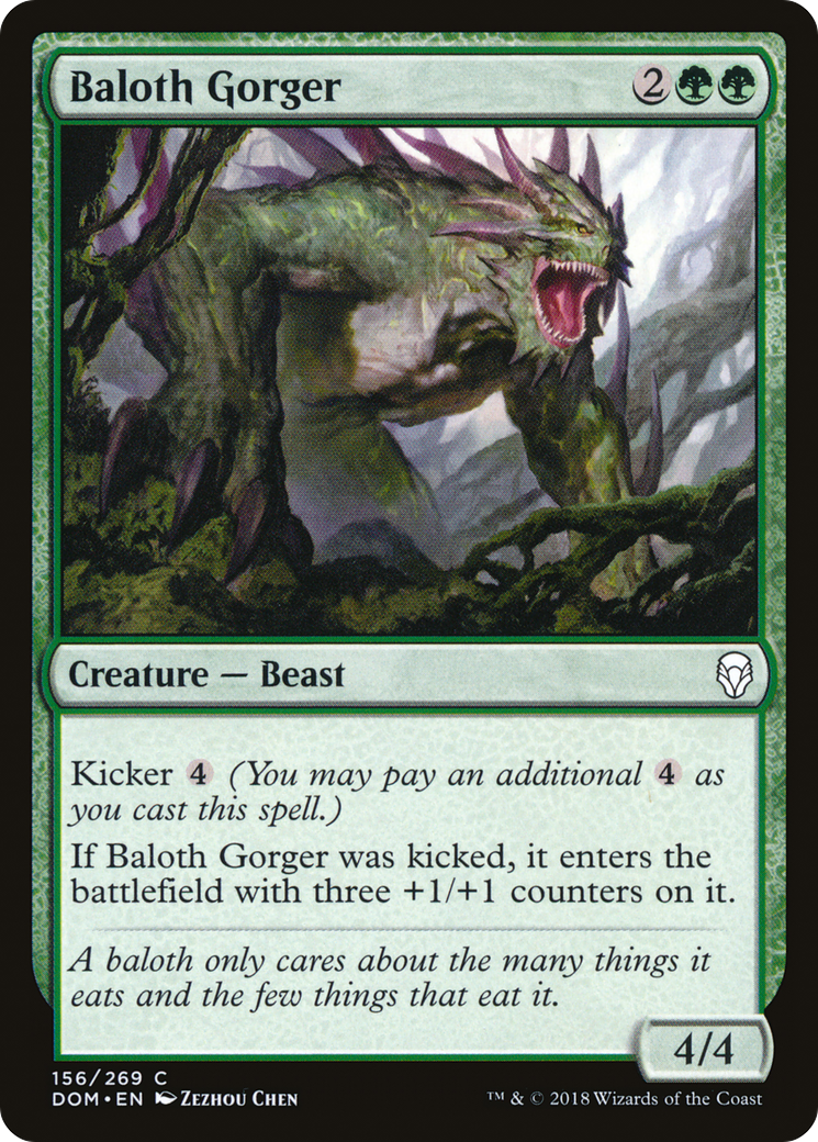 Baloth Gorger (DOM-156) - Dominaria - Premium MTG Single from Wizards of the Coast - Just $0.08! Shop now at Game Crave Tournament Store