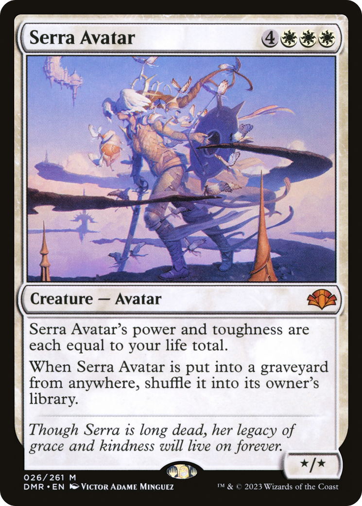 Serra Avatar (DMR-026) - Dominaria Remastered - Premium MTG Single from Wizards of the Coast - Just $0.25! Shop now at Game Crave Tournament Store