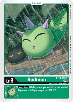 Budmon (BT13-004) - Versus Royal Knights - Premium Digimon Single from Bandai - Just $0.25! Shop now at Game Crave Tournament Store