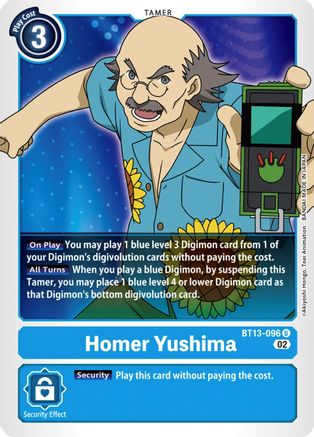 Homer Yushima (BT13-096) - Versus Royal Knights - Premium Digimon Single from Bandai - Just $0.25! Shop now at Game Crave Tournament Store