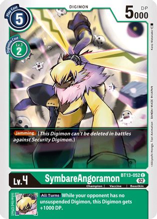 SymbareAngoramon (BT13-052) - Versus Royal Knights - Premium Digimon Single from Bandai - Just $0.25! Shop now at Game Crave Tournament Store
