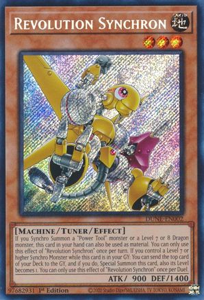 Revolution Synchron (DUNE-EN002) - Duelist Nexus 1st Edition - Premium Yugioh Single from Konami - Just $4.78! Shop now at Game Crave Tournament Store