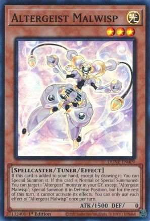 Altergeist Malwisp (DUNE-EN009) - Duelist Nexus 1st Edition - Premium Yugioh Single from Konami - Just $0.25! Shop now at Game Crave Tournament Store
