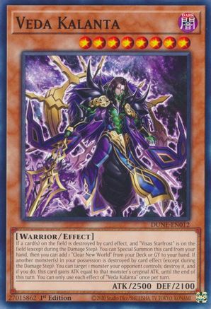 Veda Kalanta (DUNE-EN012) - Duelist Nexus 1st Edition - Premium Yugioh Single from Konami - Just $0.08! Shop now at Game Crave Tournament Store