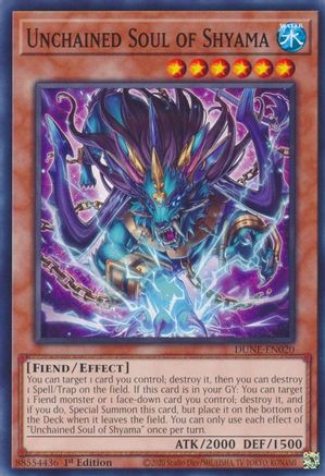 Unchained Soul of Shyama (DUNE-EN020) - Duelist Nexus 1st Edition - Premium Yugioh Single from Konami - Just $0.25! Shop now at Game Crave Tournament Store