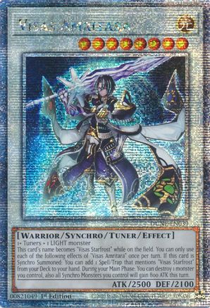 Visas Amritara (Quarter Century Secret Rare) (DUNE-EN039) - Duelist Nexus 1st Edition - Premium Yugioh Single from Konami - Just $26.74! Shop now at Game Crave Tournament Store