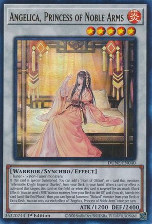 Angelica, Princess of Noble Arms (DUNE-EN040) - Duelist Nexus 1st Edition - Premium Yugioh Single from Konami - Just $1.38! Shop now at Game Crave Tournament Store