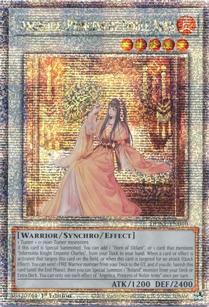 Angelica, Princess of Noble Arms (Quarter Century Secret Rare) (DUNE-EN040) - Duelist Nexus 1st Edition - Premium Yugioh Single from Konami - Just $16.12! Shop now at Game Crave Tournament Store