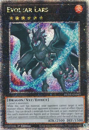 Evolzar Lars (Quarter Century Secret Rare) (DUNE-EN043) - Duelist Nexus 1st Edition - Premium Yugioh Single from Konami - Just $32.43! Shop now at Game Crave Tournament Store