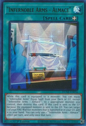 "Infernoble Arms - Almace" (DUNE-EN056) - Duelist Nexus 1st Edition - Premium Yugioh Single from Konami - Just $1.02! Shop now at Game Crave Tournament Store