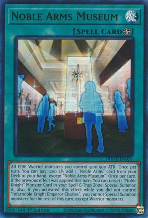 Noble Arms Museum (DUNE-EN057) - Duelist Nexus 1st Edition - Premium Yugioh Single from Konami - Just $0.52! Shop now at Game Crave Tournament Store