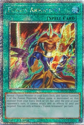 Fusion Armament (Quarter Century Secret Rare) (DUNE-EN061) - Duelist Nexus 1st Edition - Premium Yugioh Single from Konami - Just $16.84! Shop now at Game Crave Tournament Store