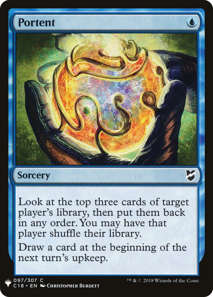 Portent (MB1-458) - Mystery Booster - Premium MTG Single from Wizards of the Coast - Just $0.10! Shop now at Game Crave Tournament Store