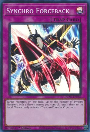 Synchro Forceback (DUNE-EN085) - Duelist Nexus 1st Edition - Premium Yugioh Single from Konami - Just $0.08! Shop now at Game Crave Tournament Store