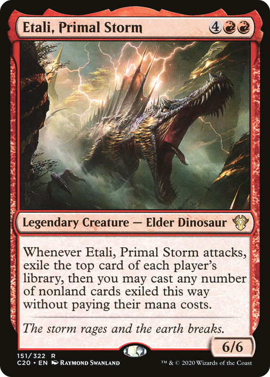 Etali, Primal Storm (C20-151) - Commander 2020 - Premium MTG Single from Wizards of the Coast - Just $0.09! Shop now at Game Crave Tournament Store