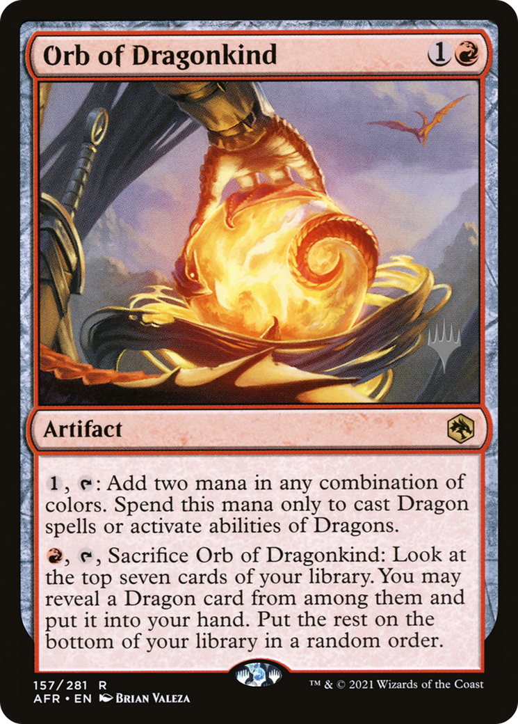 Orb of Dragonkind (PAFR-157P) - Adventures in the Forgotten Realms Promos Foil - Premium MTG Single from Wizards of the Coast - Just $1.40! Shop now at Game Crave Tournament Store