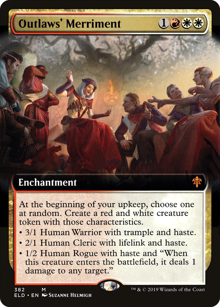 Outlaws' Merriment (ELD-382) - Throne of Eldraine: (Extended Art) - Premium MTG Single from Wizards of the Coast - Just $1.56! Shop now at Game Crave Tournament Store