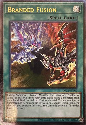 Branded Fusion (UTR) (OP22-EN002) - OTS Tournament Pack 22 Unlimited - Premium Yugioh Single from Konami - Just $4.60! Shop now at Game Crave Tournament Store