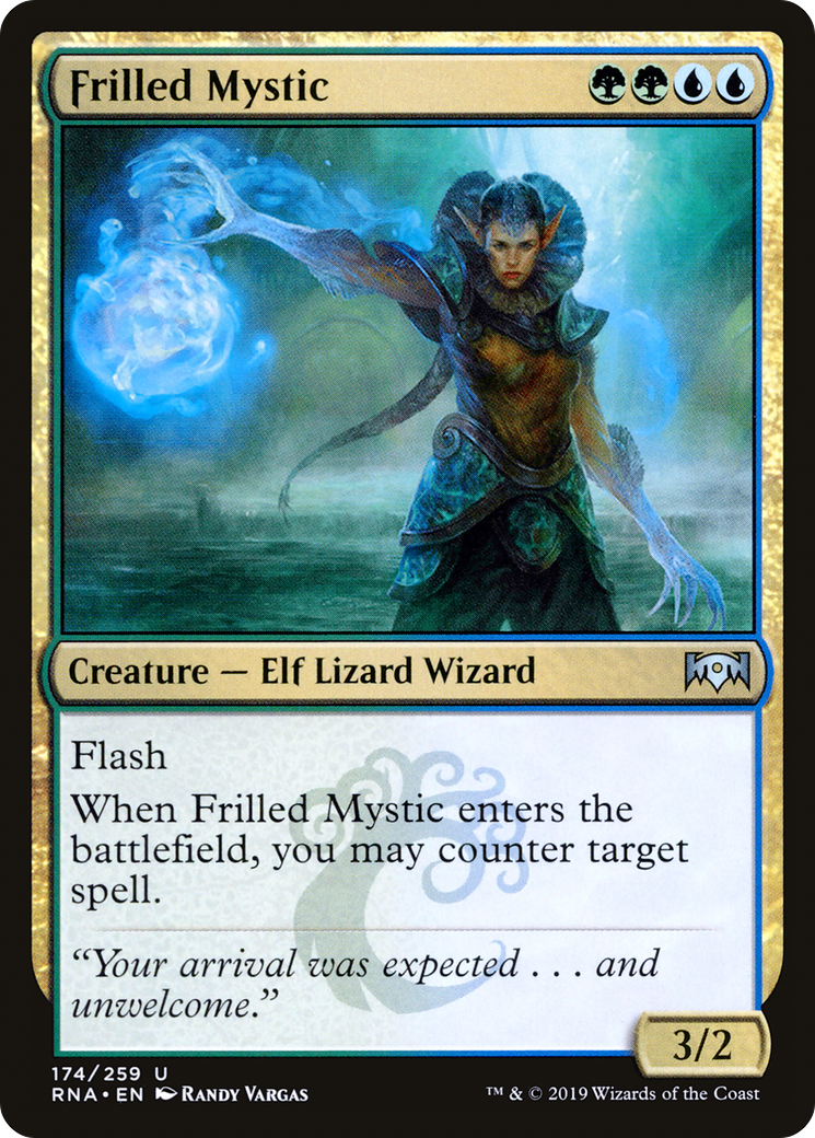 Frilled Mystic (RNA-174) - Ravnica Allegiance - Premium MTG Single from Wizards of the Coast - Just $0.08! Shop now at Game Crave Tournament Store