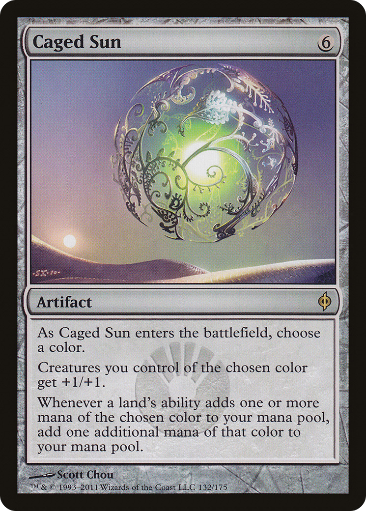 Caged Sun (NPH-132) - New Phyrexia Foil - Premium MTG Single from Wizards of the Coast - Just $2.43! Shop now at Game Crave Tournament Store