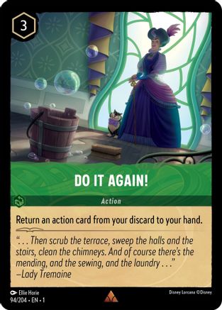 Do It Again! (94/204) - The First Chapter Cold Foil - Premium Lorcana Single from Disney - Just $0.32! Shop now at Game Crave Tournament Store